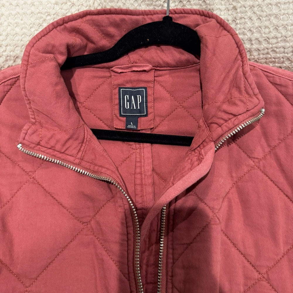 Quilted Red Jacket - image 2